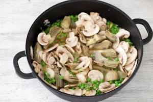 Preparazione Riso gratinato con verdure - Fase 2