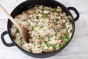 Preparazione Riso gratinato con verdure - Fase 2