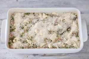 Preparazione Riso gratinato con verdure - Fase 4