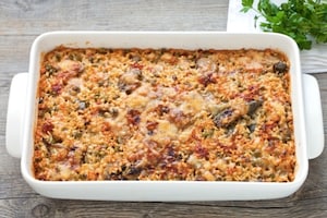 Preparazione Riso gratinato con verdure - Fase 4
