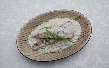Risotto col branzino