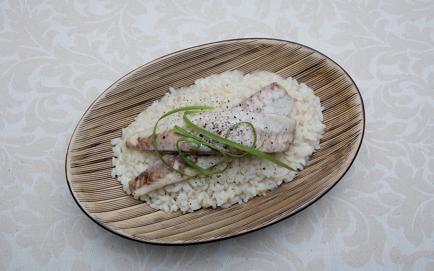 Risotto col branzino Risotto col branzino