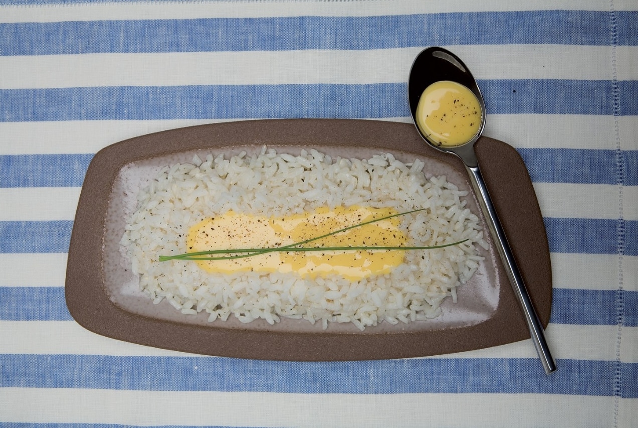 Risotto con crema di formaggio ricetta