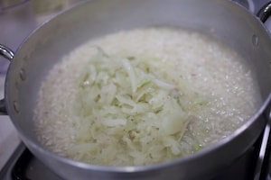 Preparazione Risotto ai finocchi - Fase 10
