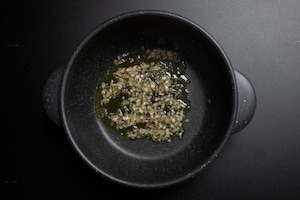 Preparazione Risotto freddo al melone e speck - Fase 1