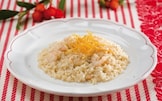 Risotto ai gamberetti all'arancia