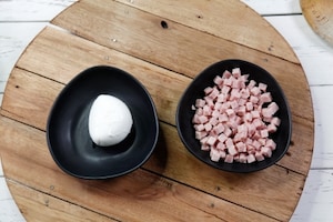 Preparazione Tortino di risotto giallo gratinato alla mozzarella - Fase 2