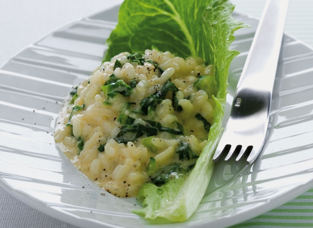 Ricetta Risotto alla lattuga Cucchiaio d'Argento