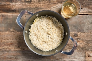 Preparazione Risotto alla melagrana - Fase 2