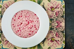 Preparazione Risotto alla melagrana - Fase 4