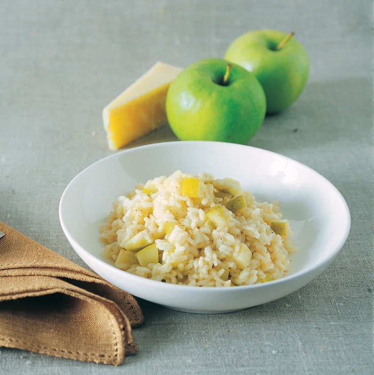 Risotto con le mele ricetta