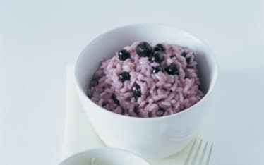Risotto ai mirtilli