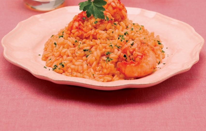 Risotto con gli scampi ricetta