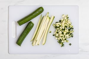 Preparazione Risotto alle zucchine - Fase 1