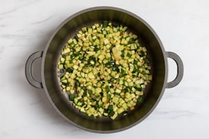Preparazione Risotto alle zucchine - Fase 2