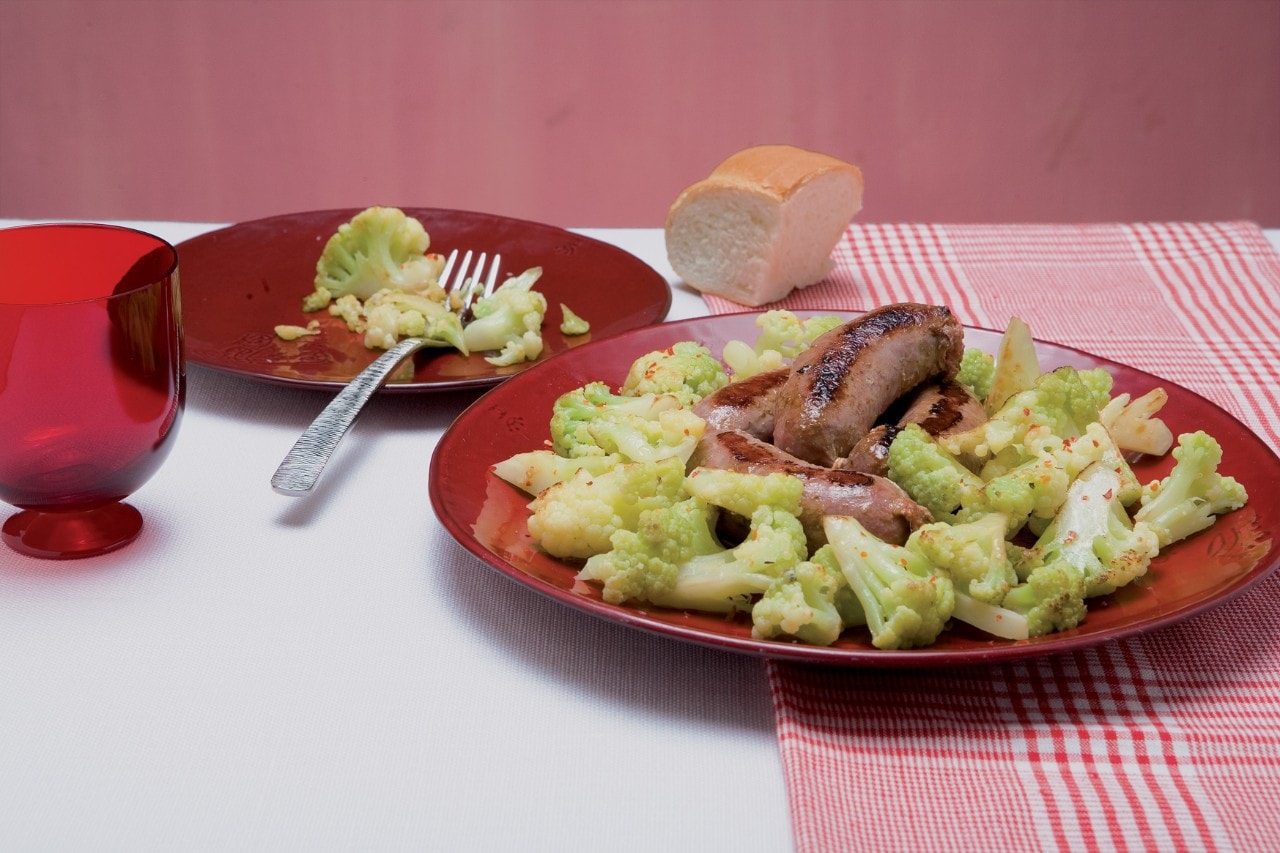 Salsicce con broccoli ricetta