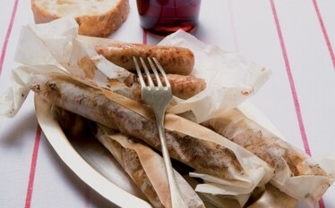 Salsiccia sotto la cenere
