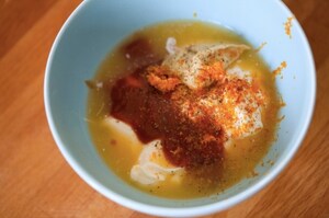 Preparazione Scampi con salsa di agrumi - Fase 1