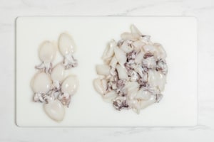 Preparazione Seppie in umido - Fase 1