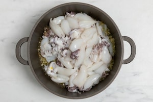 Preparazione Seppie in umido - Fase 2