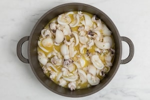 Preparazione Seppie in umido - Fase 2