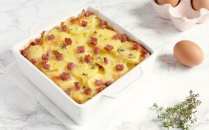 Preparazione Sformato di patate, pecorino e salame - Fase 3