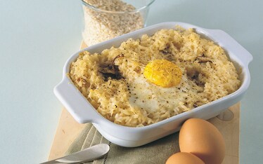 Sformato di uova e riso