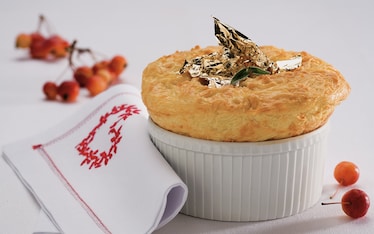 Soufflé di capellini alla besciamella