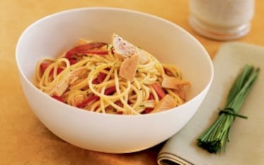 Spaghetti freddi al tonno