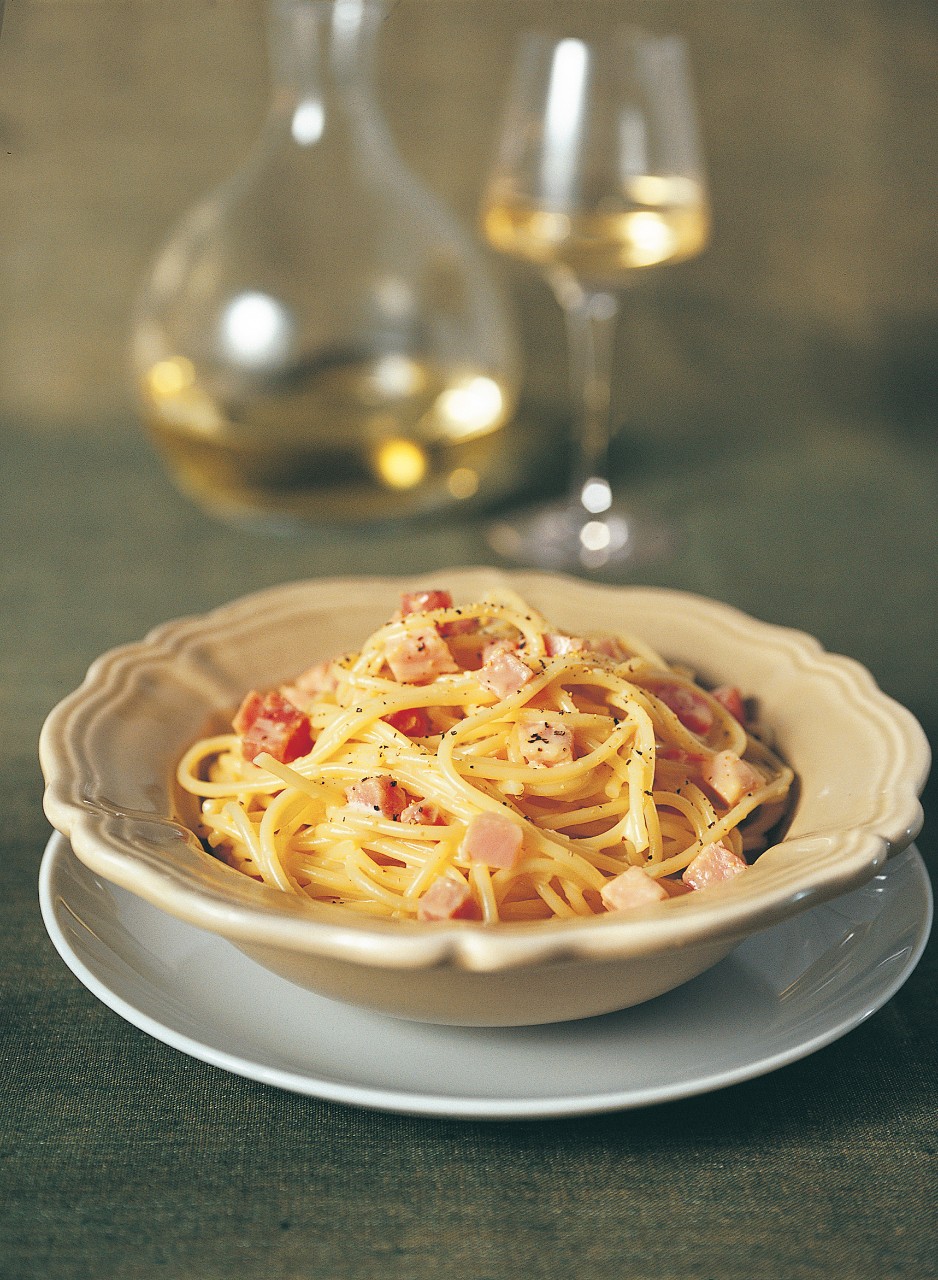 Spaghetti al prosciutto e mascarpone ricetta