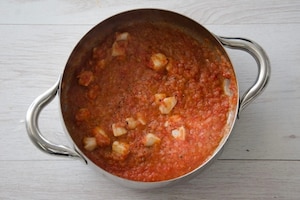 Preparazione Spaghetti al sugo di scampi e capesante - Fase 2