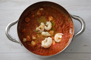 Preparazione Spaghetti al sugo di scampi e capesante - Fase 4