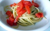 Spaghetti alle acciughe e pomodoro