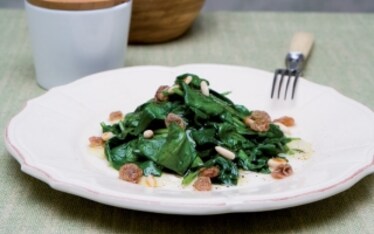 Spinaci all’agrodolce