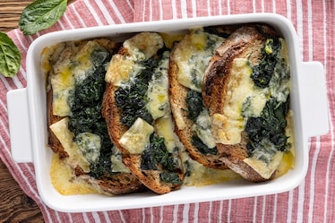 Spinaci alla fontina