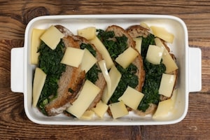 Preparazione Spinaci alla fontina - Fase 3