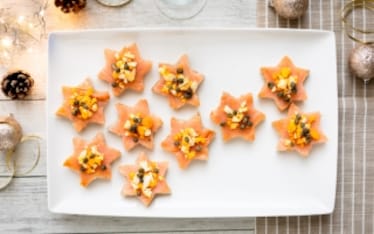 Stella cometa al salmone affumicato