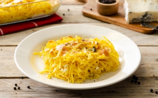 Tagliatelline al gratin Tagliatelline al gratin