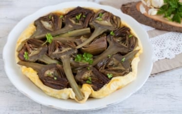 Tarte tatin ai carciofi