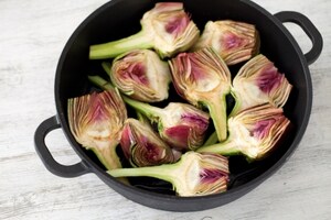 Preparazione Tarte tatin ai carciofi - Fase 2