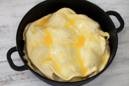 Preparazione Tarte tatin ai carciofi - Fase 3 Preparazione Tarte tatin ai carciofi - Fase 3