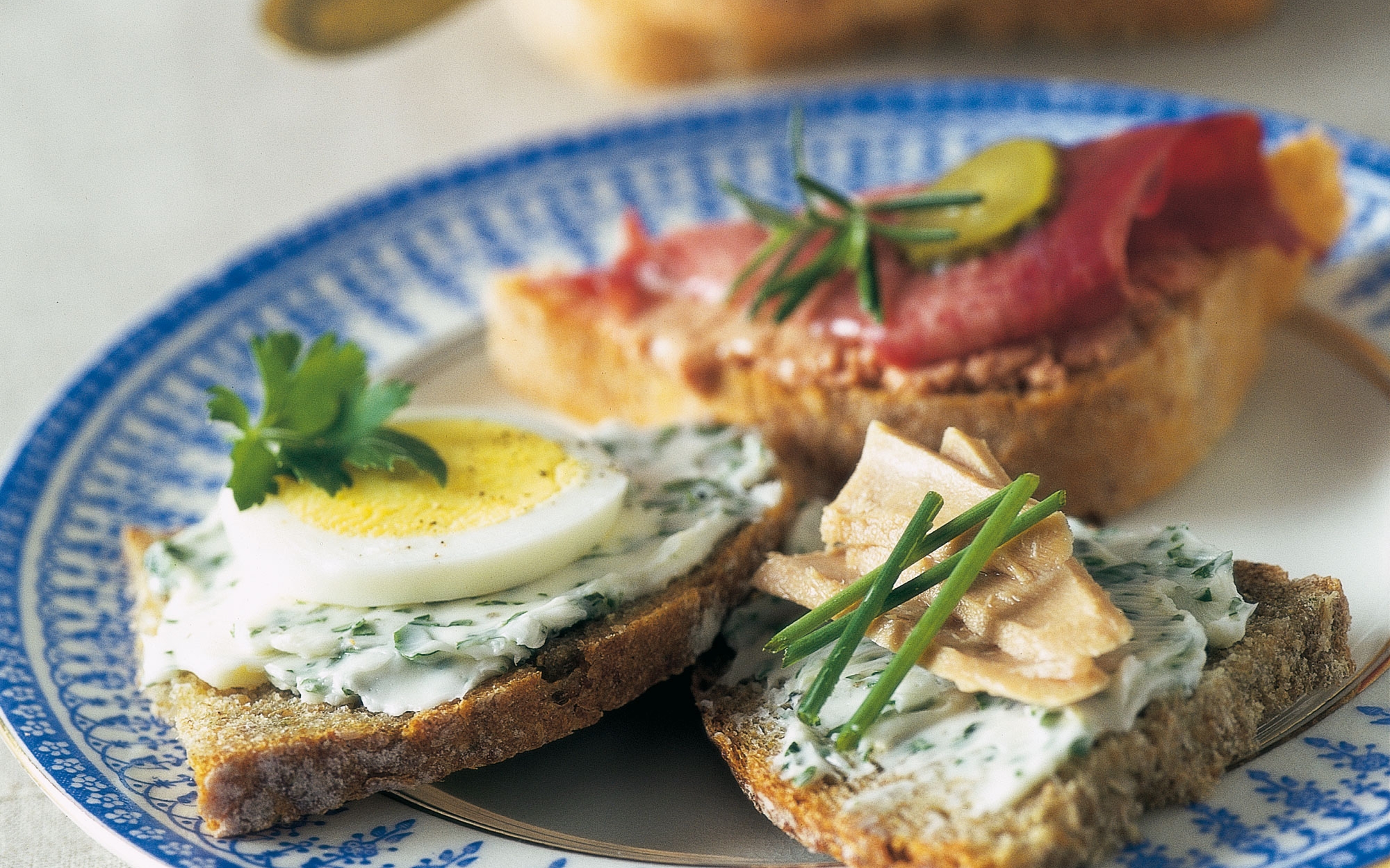 Tartine alle erbe Tartine alle erbe