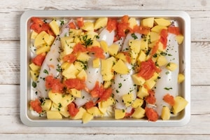 Preparazione Calamari e patate al forno - Fase 4