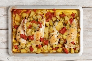 Preparazione Calamari e patate al forno - Fase 4