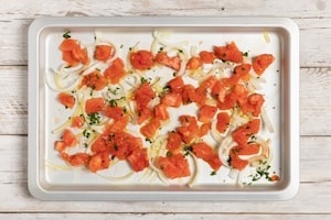 Preparazione Calamari e patate al forno - Fase 3