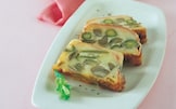 Terrina di asparagi, carciofi e fontina dolce