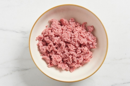 Preparazione Tortino di carne tritata - Fase 1 Preparazione Tortino di carne tritata - Fase 1