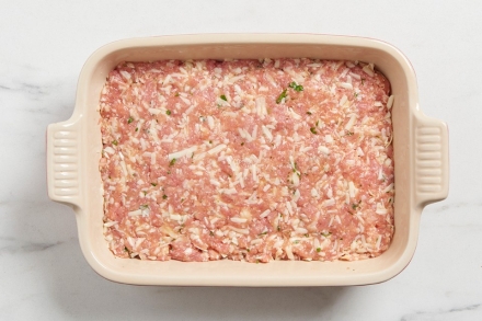 Preparazione Tortino di carne tritata - Fase 3 Preparazione Tortino di carne tritata - Fase 3