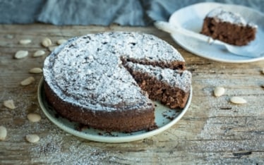 Torta al cioccolato fondente