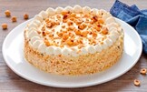 Torta di nocciole e crema gianduia